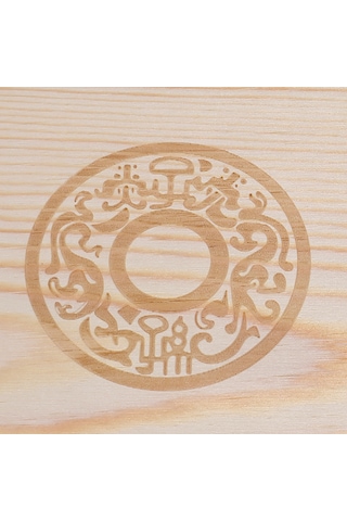 Yunboo Çam Ahşap Numara Kutusu, Nem Engellli, 50 Adet Madeni Para Saklama Kutusu, Koleksiyonluk Hediye Kutusu Diğer