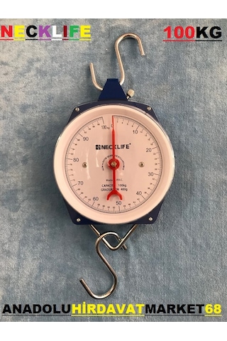 Necklife El Kantarı 100 Kg İbreli Terazi Metal Gövdeli