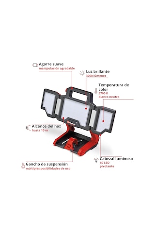 Cl 18/3000 - Solo, Akülü Projektör Akü Şarj Cihazı Dahil Değildir - 4514172 Sku: Smg8690010067814