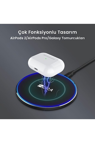 Gar151 Kablosuz Hızlı Şarj Cihazı 15w AirPods Ve Apple iPhone Uyumlu Hızlı Şarj