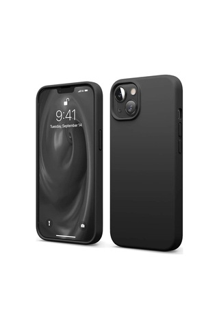 Mey İthalat Apple iPhone Uyumlu 14 Kılıf First Silikon - Siyah