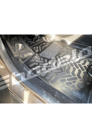 Duster Havuzlu Ithal 5D Paspas Kokusuz Kaucuk Sıyah Tam Uy...