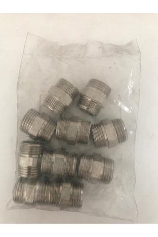 Kalde Pirinç Nipel 1/2" (1 Paket 10 Adet)