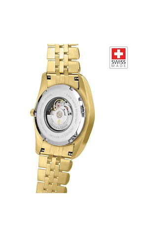 Inspıratıon Jwl04109 Sellita Sw100, 25 Jewels Otomatik Mekanizmalı, Swiss Made Kadın Kol Saati Altın