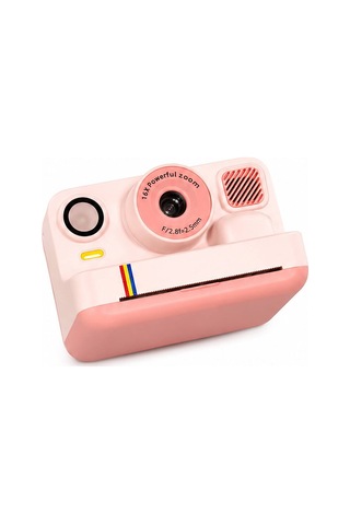 Pembe Anında Baskılı Çocuk Dijital Kamera Termal Yazıcılı Fotoğraf Makinesi Hd Video 16x Zoom Şarjlı Mavi