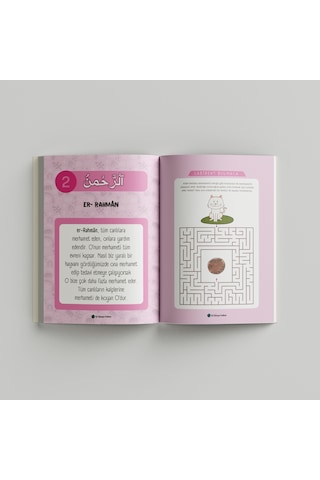 Çocuklar İçin Esmaül Hüsna Ajandası Çok Renkli