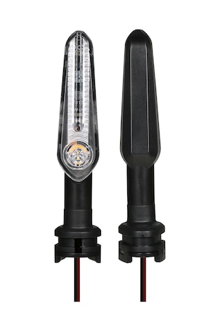 Maiyame Yamaha Mt07/mt09/mt10 İçin Siyah Abs Led Sinyal Lambası - Sarı Işık, 77g Hafif