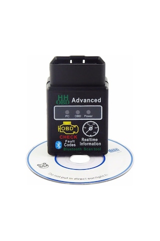 Elm327 V1.5 Obd2 Bluetooth Türkçe Araç Arıza Tespit Cihazı Hh Obd