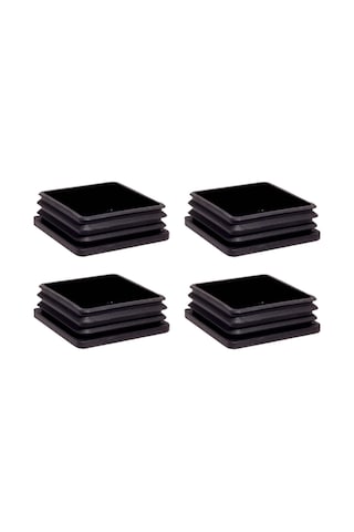 80X80 Mm Plastik Kare Içe Geçme Profil Tapası Kutu 4 Adet 80X80 Mm Plastik Kare Içe Geçme Profil Tapası Kutu 4 Adet