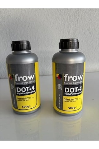 Frow Fren Hidroliği Dot 4 500 ML + 2 Li Set