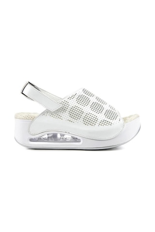 Muya Jambe 34221-019 Air-max Taban Kadın Sandalet Beyaz 36-40 001