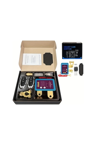 Topnotch Blue 12v 240a Uzaktan Kumandalı Akü Anahtarı Araç Karavan Atv Tekne Batarya Bağlantı Şalteri