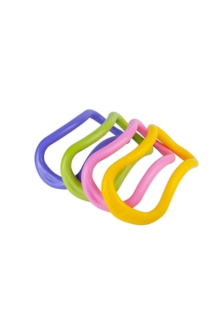 Rebuwo Yoga Ring Esneme Güçlendirme Uyluk için Jimnastik Yoga Yüzüğü Sarı