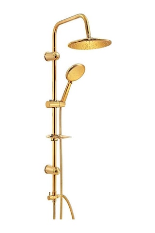 Ar Acuba Yağmurlama Tepe Duş Seti Altın Görünümlü Gold 102158027 Diğer