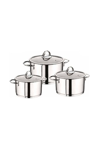 Remetta Anna 6 Parça Silver Tencere Seti Remetta Anna 6 Parça Silver Tencere Seti