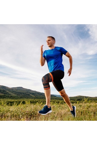 Padalink Spor Kompresyonlu Dikişli Diz Protektörü Yeşil/turuncu/siyah S/m/l/xl/2xl/3xl Seçenekli Siyah