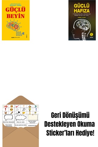 Güçlü Beyin + Güçlü Hafıza + Okuma Sticker'ları