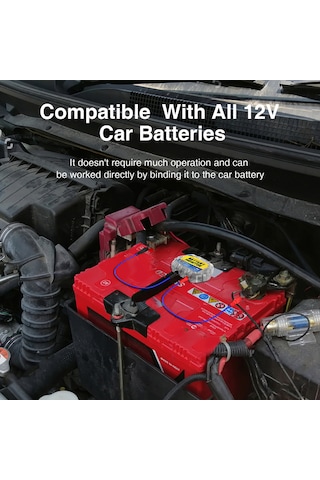 Ranyeek Otomobil Bt Akü Monitörü - Gerçek Zamanlı Sıcaklık, Voltaj, Sağlık, Şarj Durumu Takibi Ve Anormal Alarm - 7 Dil Seçeneği