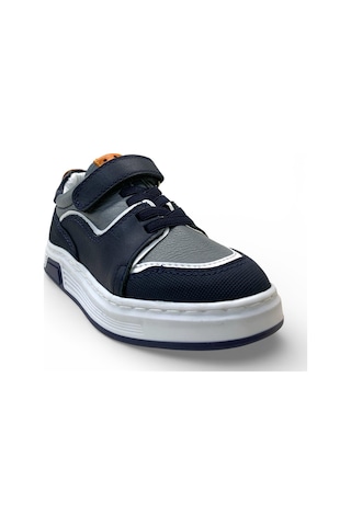 Tuğba Ortopedi 259 Çocuk Okul Öncesi Deri Sneaker Lacivert