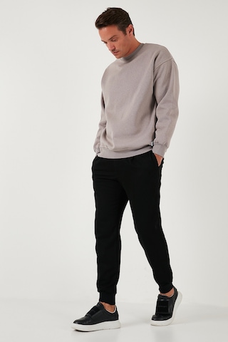 Buratti Regular Fit Bisiklet Yaka Pamuklu Içi Tüylü Yumuşak Şardonlu Erkek Sweat 5905255 Kül