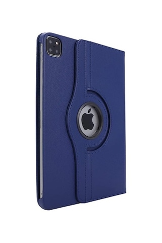 Apple Uyumlu iPad Pro 12.9 2021 (5.Nesil) Kılıf 360 Dönebilen Standlı