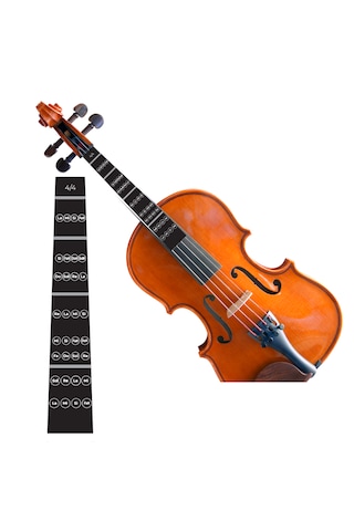 4-4 Kemana Uygun Nota Etiket Sticker Violin