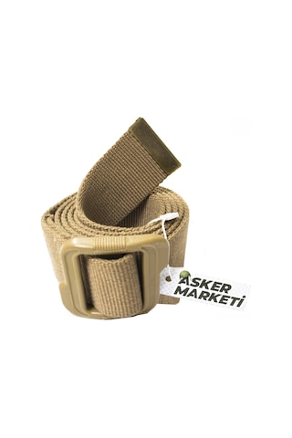 Kordak Haki Outdoor Plastik Tokalı Kemer - Ayarlanabilir Palaska