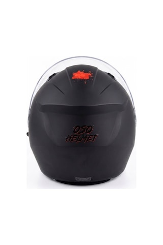 Oso Helmet Yarım Kask Gözlüklü Siyah - Xl Beden Siyah