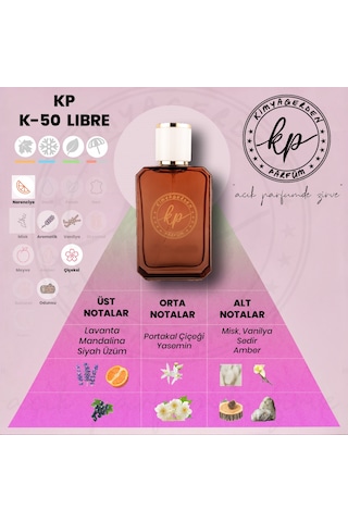 KP Kimyagerden K-50 Açık Parfüm Extrait De Parfum 50 ML