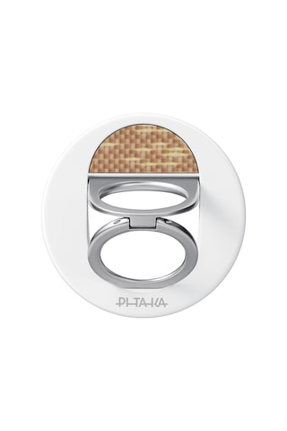 Pitaka Aramid Fiber Glints Of Gold Serisi Magez Grip 3 Magnetik Ring Stand Telefon Tutucu Gold