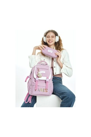 Pierre Cardin Kız Okul Çanta Seti Pcset07pc1111802-mor Mor