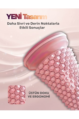 Ayak Masaj Silindiri - Derin Doku Masajı İçin Yüksek Performanslı Silindir Pembe