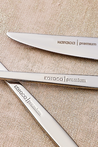Karaca Cleopatra Premium 84 Parça Çatal Kaşık Bıçak Takımı Gold - Gümüş