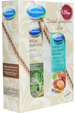 Mecitefendi Isırgan Şampuan 250 ML + Argan Yağlı Dökülme Karşıtı Saç Maskesi 150 ML