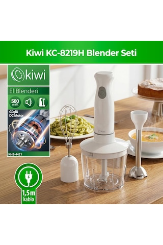 Kiwi KC-8219H 500 W El Blender Seti