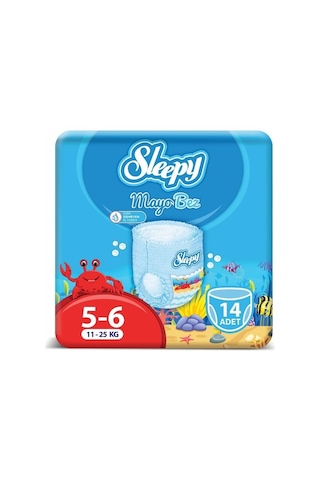 Sleepy Mayo Külot Bez 5-6 Numara Xlarge 14 Adet