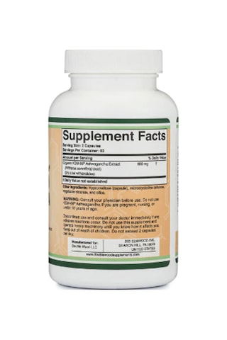 Double Wood Ksm-66 600mg 120 Capsul.usa. Aromasız