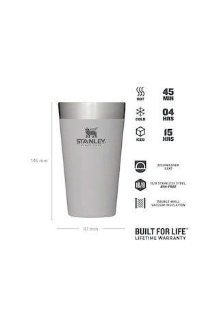 Stanley Adventure Vakumlu Soğuk İçecek Bardağı 0.47 Lt Koyu Beyaz