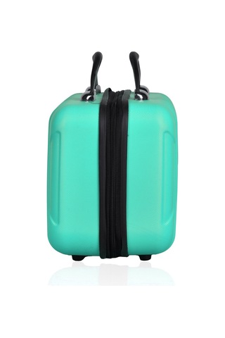 Polo&sky Class Model Su Yeşili Renk Abs Makyaj Çantası El Valizi