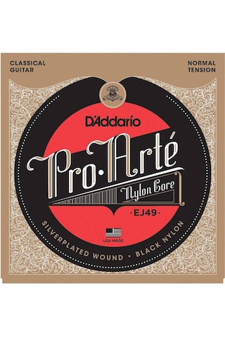 D'addario Ej49 Pro Arte Black Nylon Normal Tansıon Gitar Tel Seti