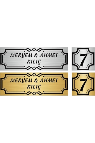 Kapı Isimliği Ve No