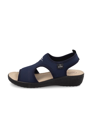 Sneaker Günlük Kadın 55 E71 La Fly Flot Cloth Sandal Blue Lacivert