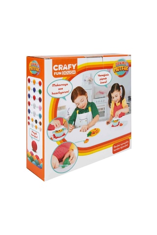 Crafy Sevimli Mutfak 200 Gr. 10 Parça Çok Renkli
