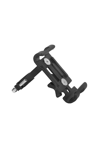 Youmex Alüminyum Allyum Telofon Tutucu Bisiklet Motor Bisiklet Elektrikli Araçlar İçin Siyah Döndürülemez Navigasyon Stantı