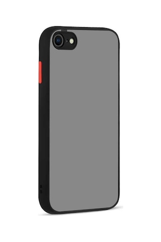 Apple Uyumlu iPhone 8 Kılıf Zore Hux Düğme Ve Kapak Zıt Renk Kılıf