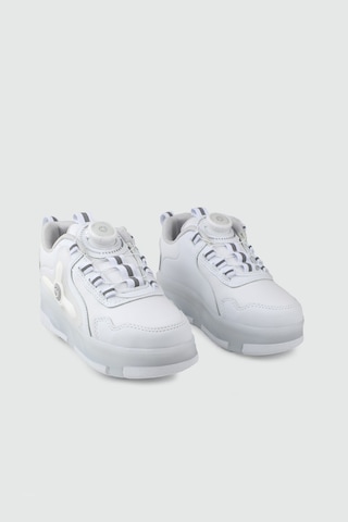 Cem Pekşen Ndrops Ptnl26 Siyah Patenli Çocuk Sneaker Beyaz