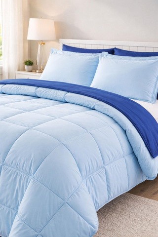 Özdilek Colormix Uyku Seti Çift Kişilik - Aqua/lacivert Aqua