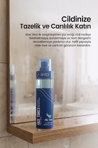 Aloe Vera & Niacinamide Yüz Toniği Gözenek Sıkılaştırıcı, Nemlendirici Cilt Bakım Toniği