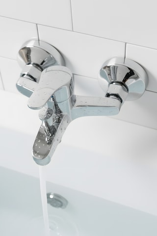 Decordem Banora Liza, Krom Banyo Bataryası, Paslanmaz Pirinç Gövde, Su Tasarruflu Duvar Tipi Musluk Krom