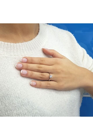 Lova F Renk 0,40 Karat Pırlanta Tektaş Yüzük - HRD Sertifikalı - 1030183